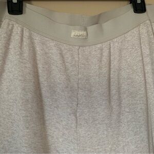SKIMS Gray Ribbed Women's Lounge Pants